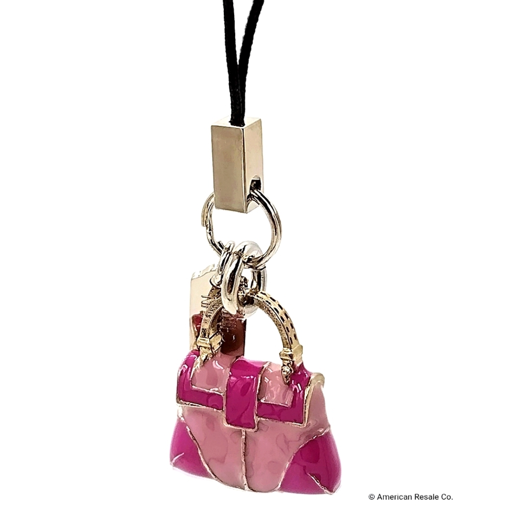 Vintage COACH Pink Mini Purse Keychain Lanyard, Y2K Purse Charm - Picture 5 of 10